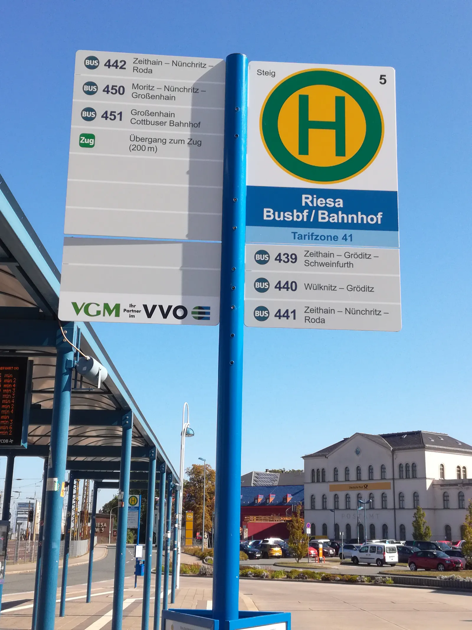 Bushaltestelle Riesa Bahnhof
