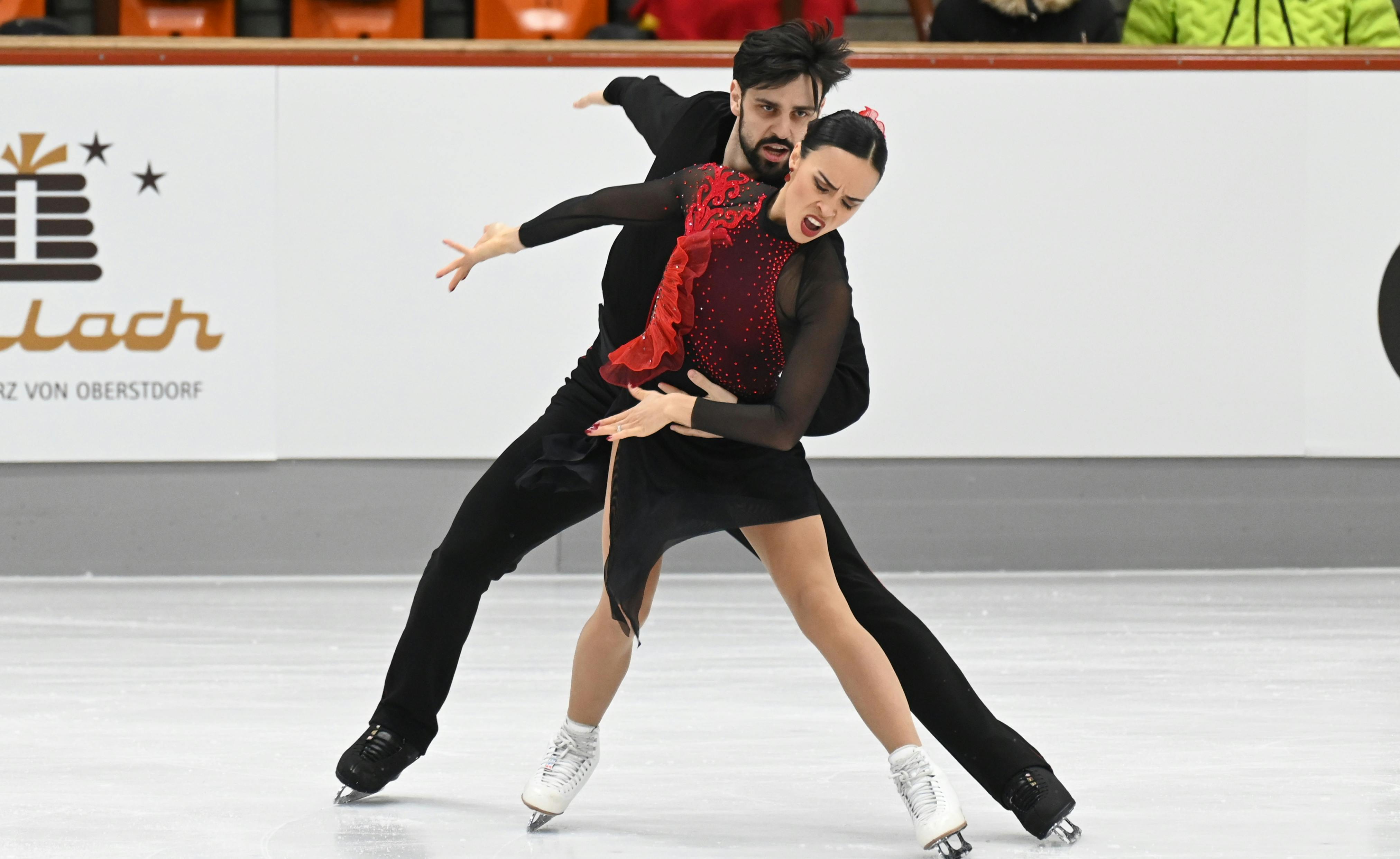 Jennifer Janse van Rensburg/Benjamin Steffan bei der DM