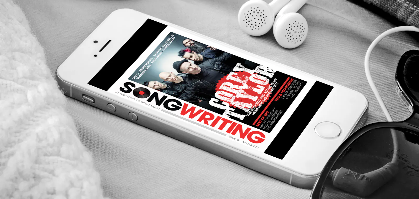 Corey Taylor, Opeth, Vagabon, Hanson, Allee Willis, Frank Turner, plus more interviews, tips, gear, news and reviews...