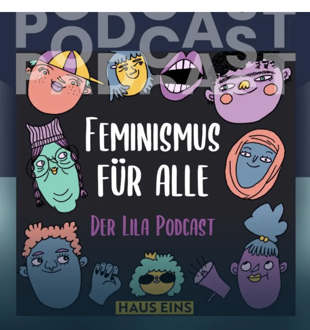 Episoden-Cover des Podcast Podcasts, in dem es um den Lila Podcast geht