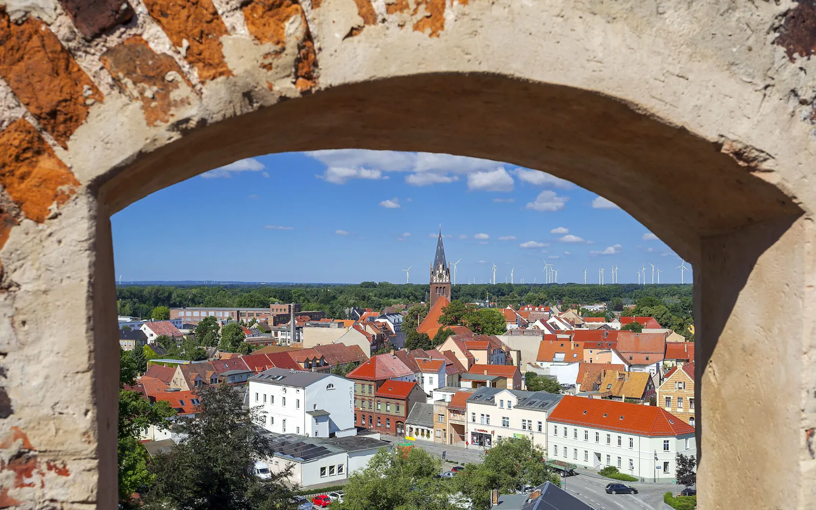 Die Altstadt von Bad Liebenwerda. Foto: Landkreis Elbe-Elster / Andreas Franke
