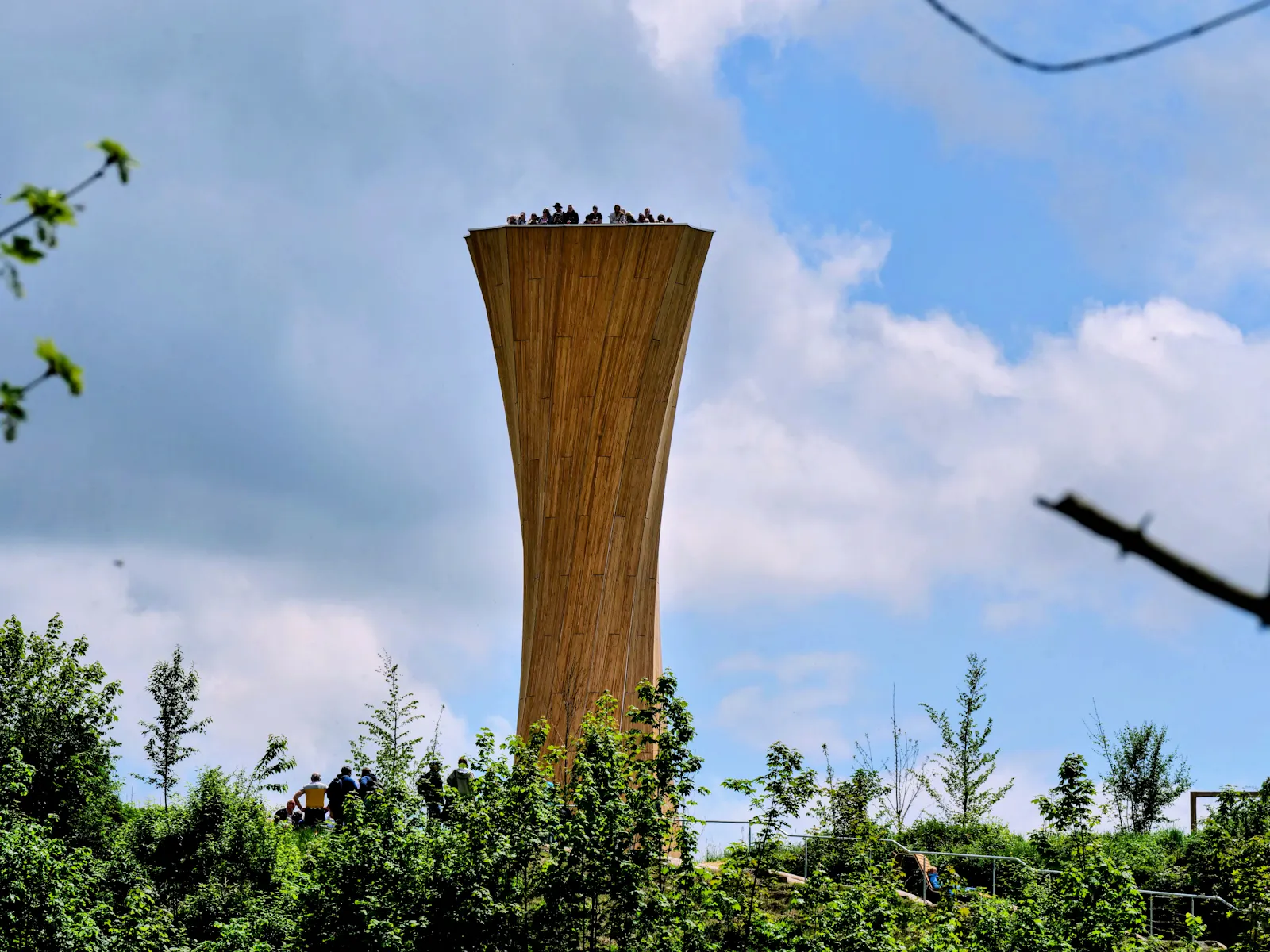 Ein neuer Aussichtsturm für Wangen, entwickelt in Stuttgart. Foto: Jürgen Brand