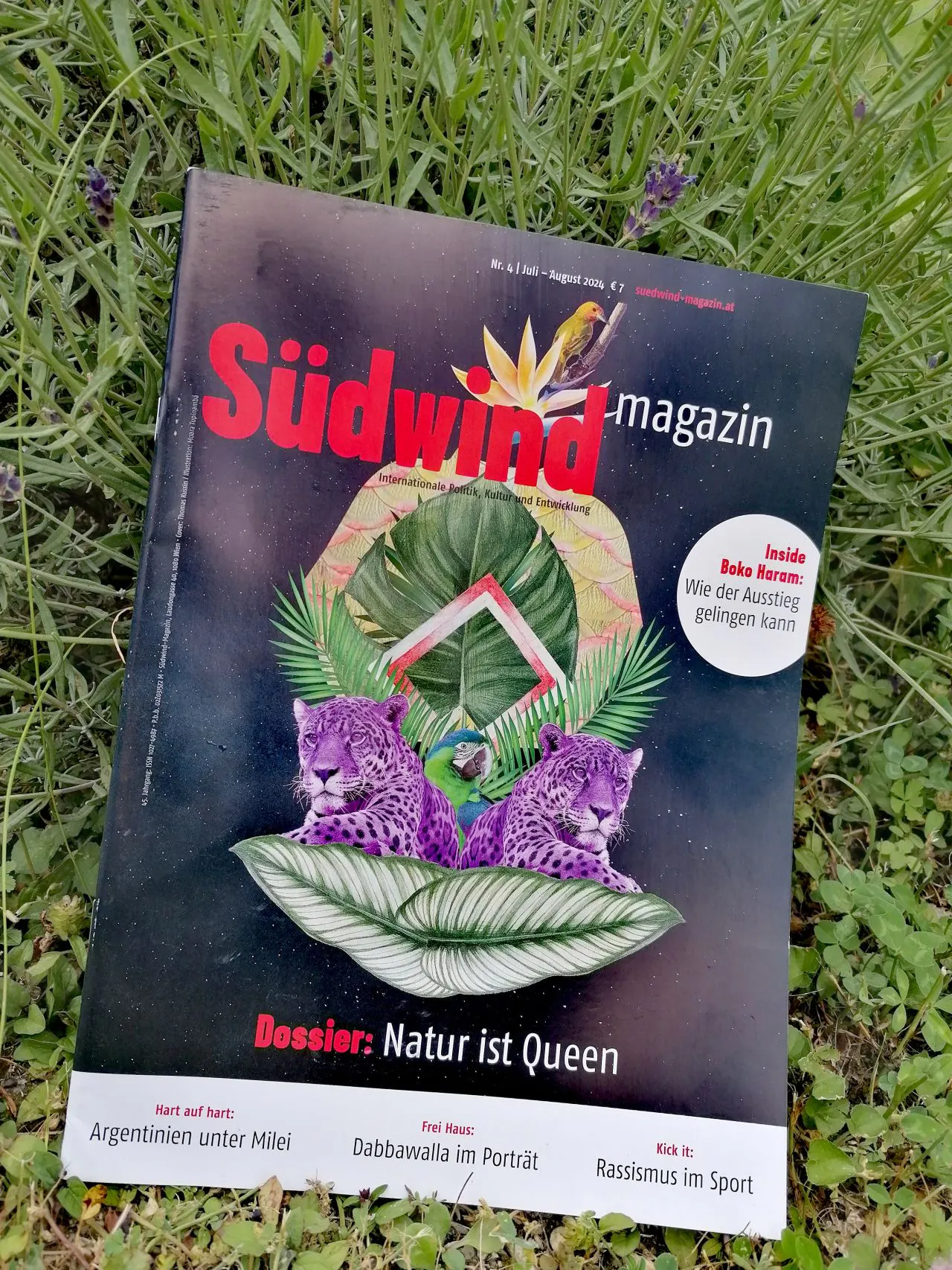 Cover der aktuellen Ausgabe des Südwind-Magazins.
