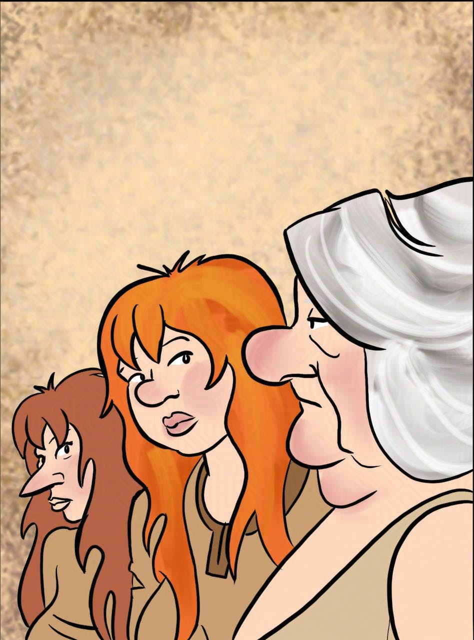 Panel 5.
Kel looks at Atra.