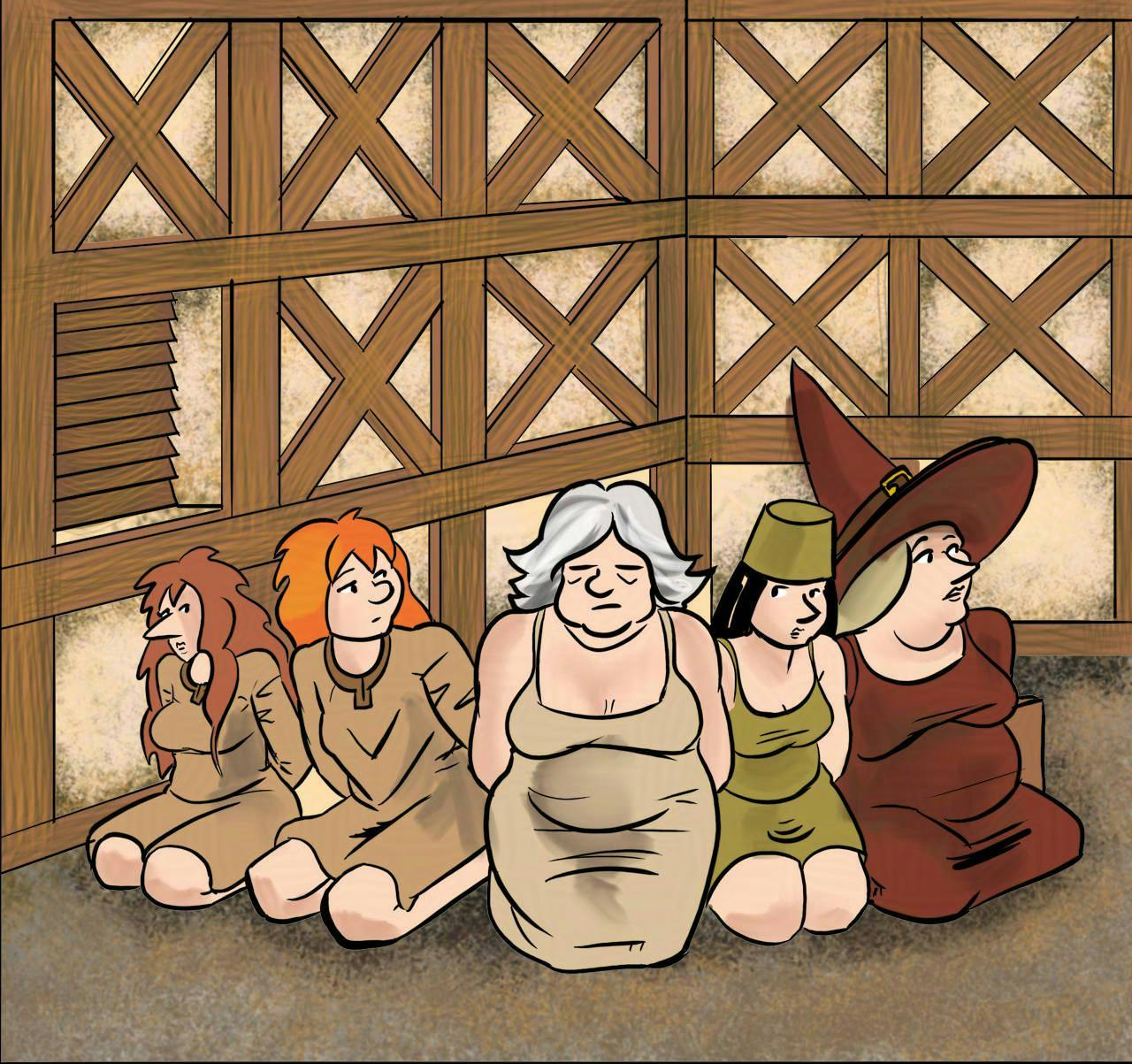 Panel 7.
Kel and Marion look at Atra