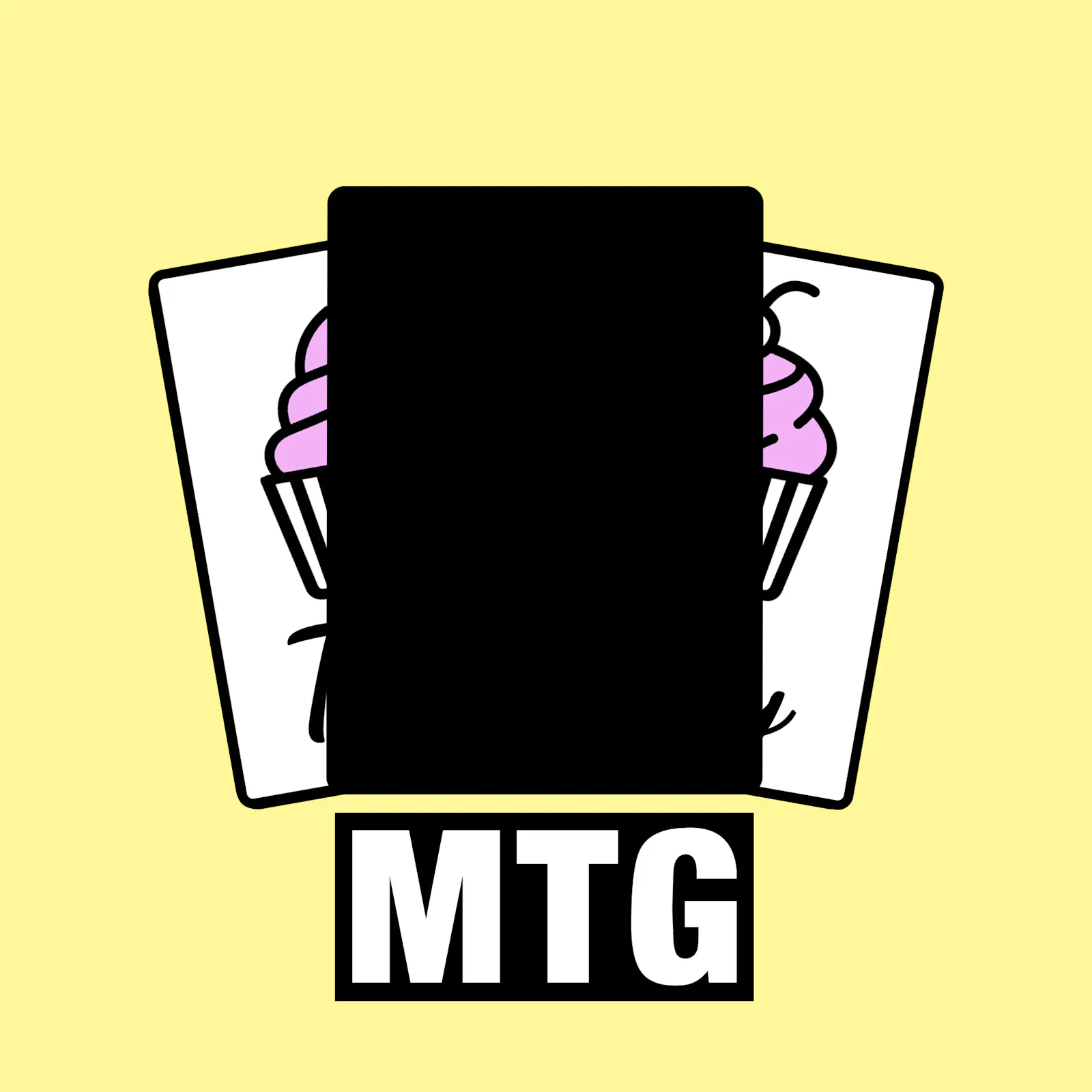 Das Logo zur aktuellen Folge: Die aufgefächerte Kartenhand hat eine komplett schwarze Karte in der Mitte. Geis meinte: Mal was anderes :-)
