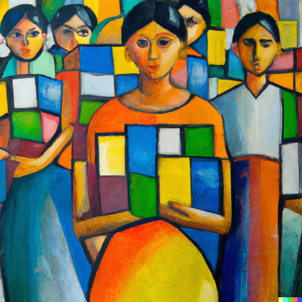 In jedem Newsletter reagiert Mara Klein bildlich auf das Geschriebene. Ihr Assistent: Dall-E.