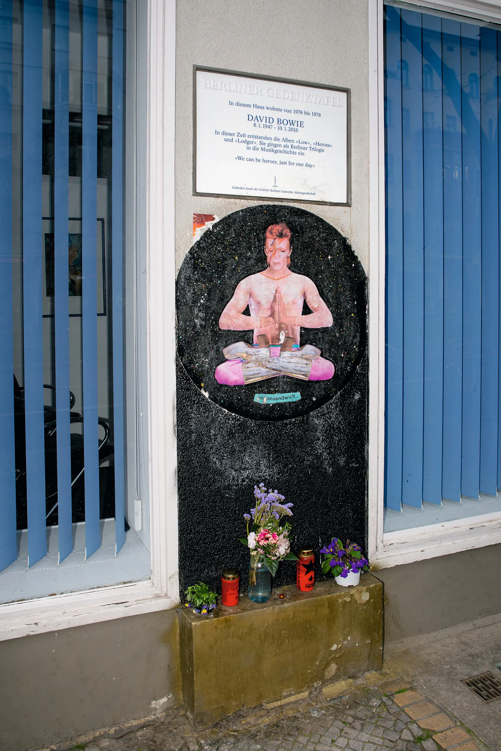 David Bowie Denkmal in Berlin