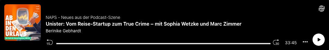 Podcast Player des NAPS-Interviews von Nike Gebhardt