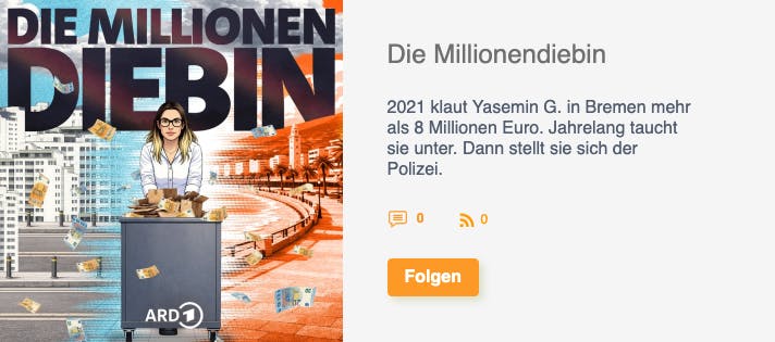 Altes Eintrag-Widget für Podcasts