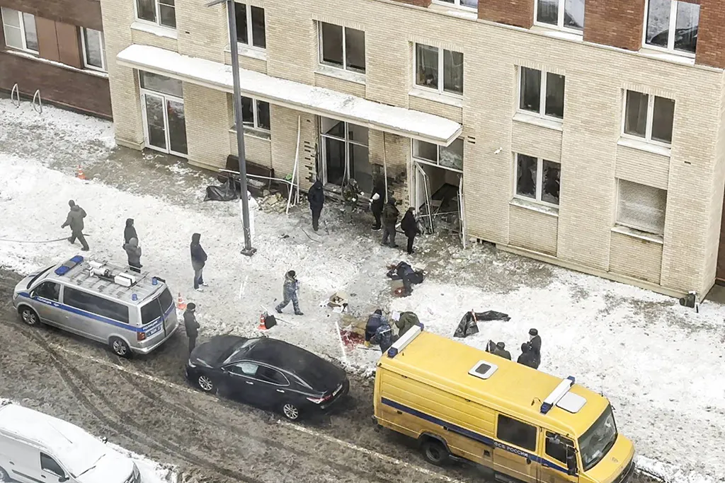Foto des Tatortes von oben am heutigen Morgen