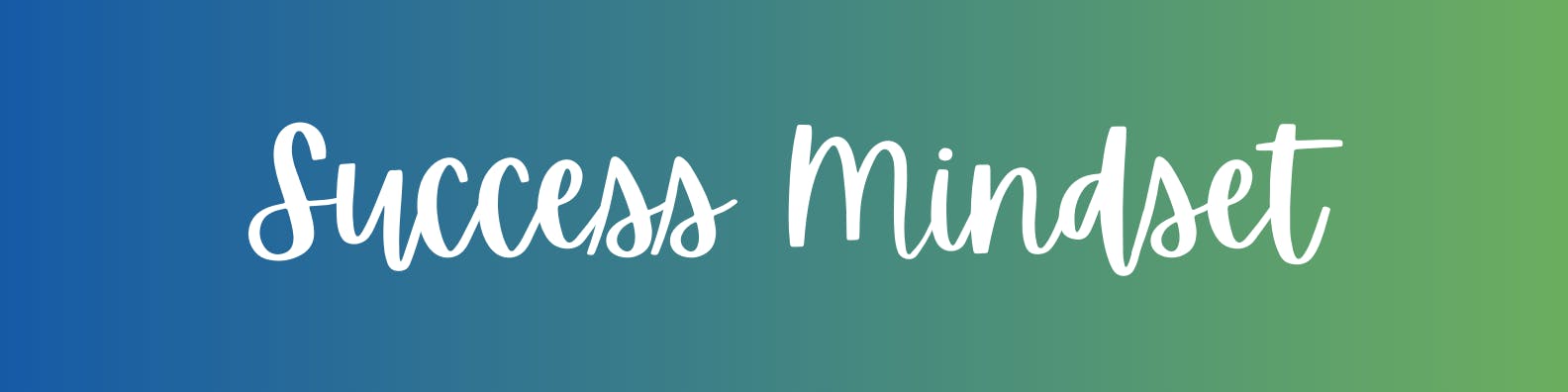 TF Academy Success Mindset Header Image