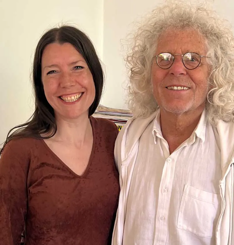Saskia Baumgart und Rainer Langhans