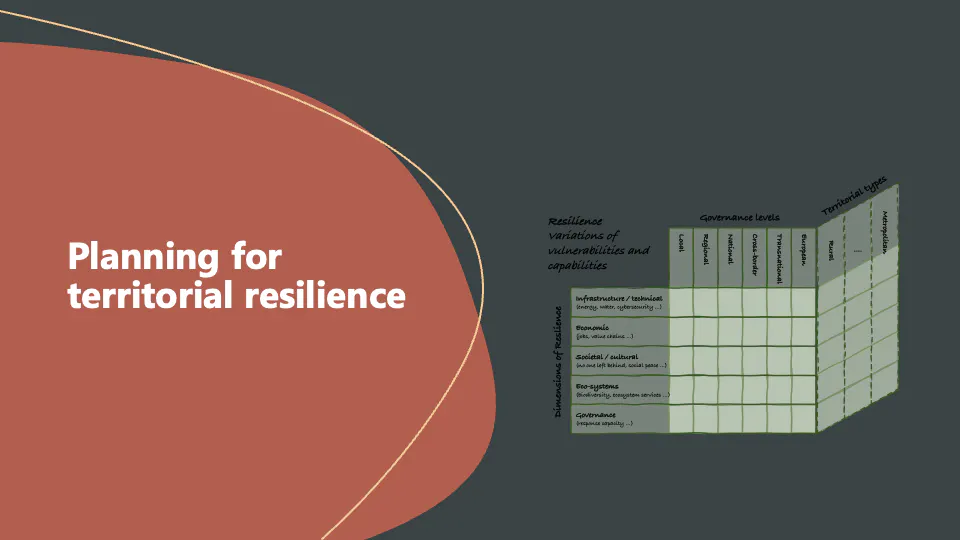 Planning for territorial resilience