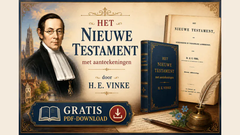 Banner Nieuwe Testament met aantekeningen - H.E. Vinke