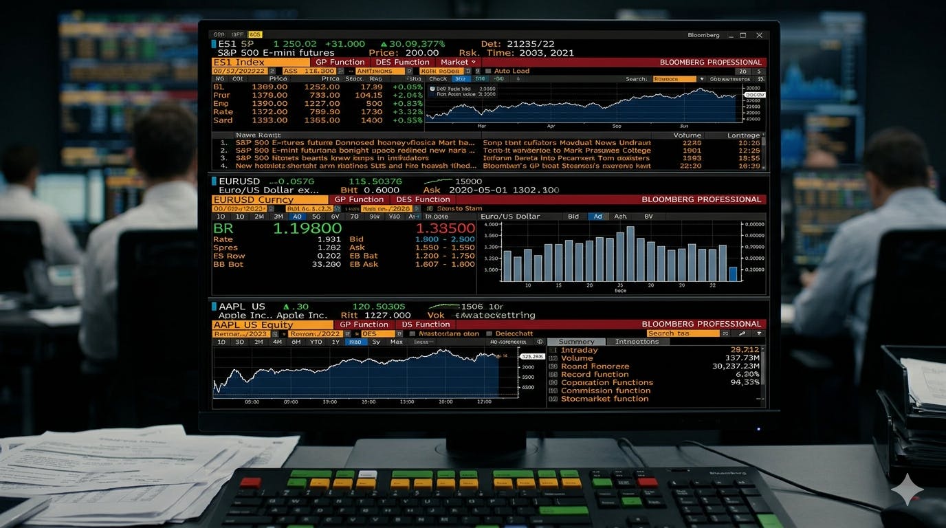 Bloomberg terminal picture