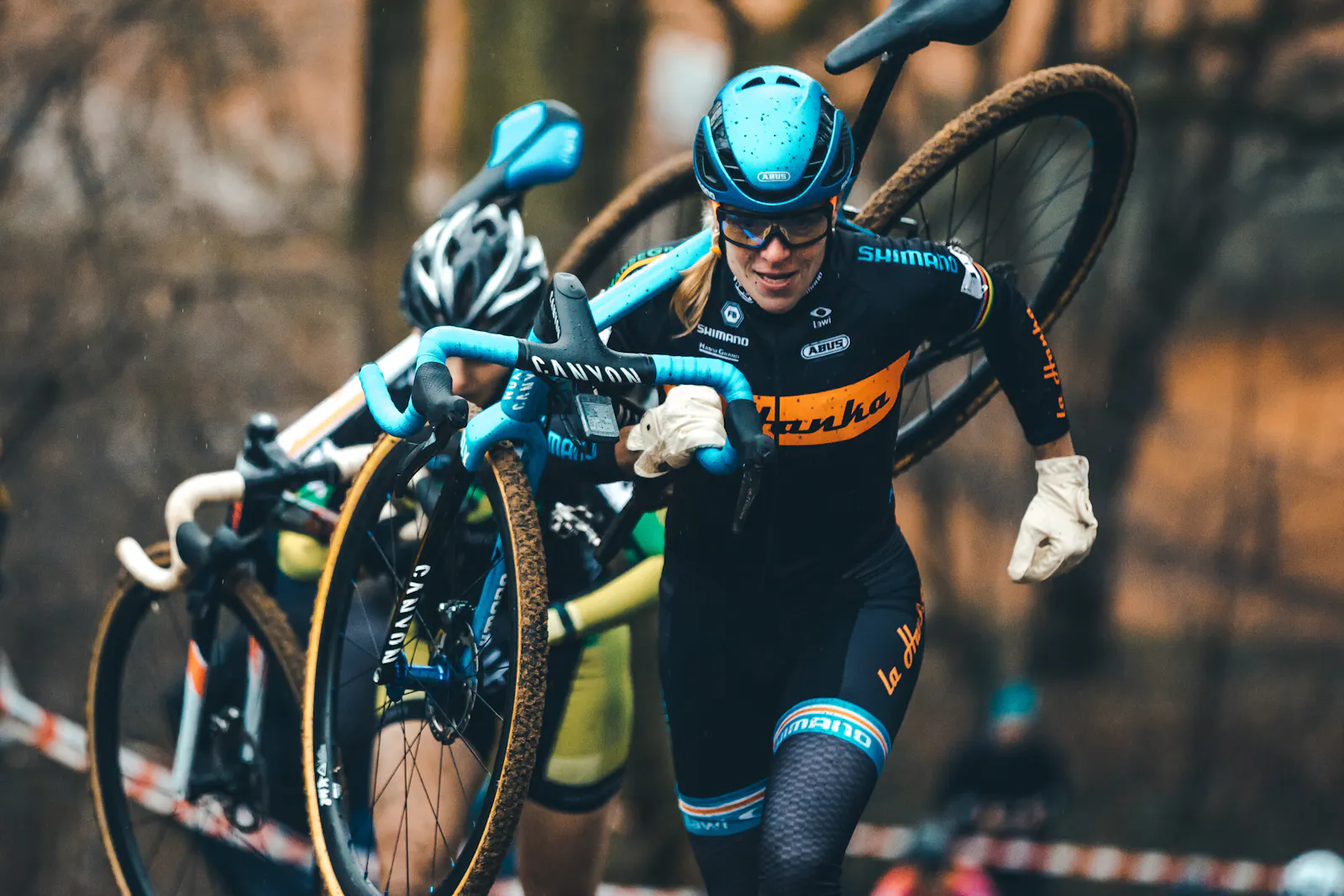 Hanka Kupfernagel bei der Cross-DM 2018. Foto: Marcel Hilger