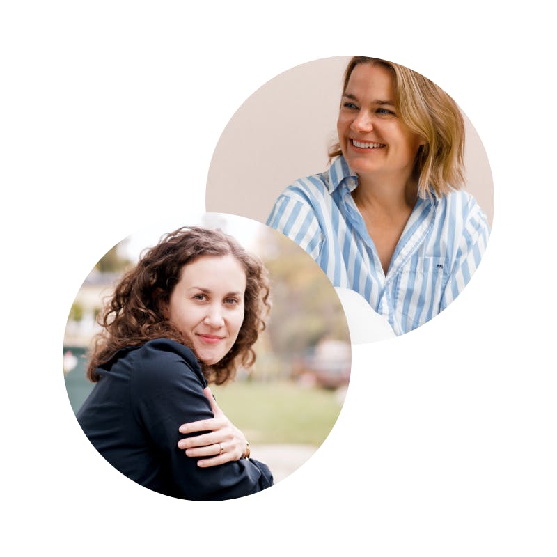 Porträtfotos von Britta Bettendorf und Miriam Schaan