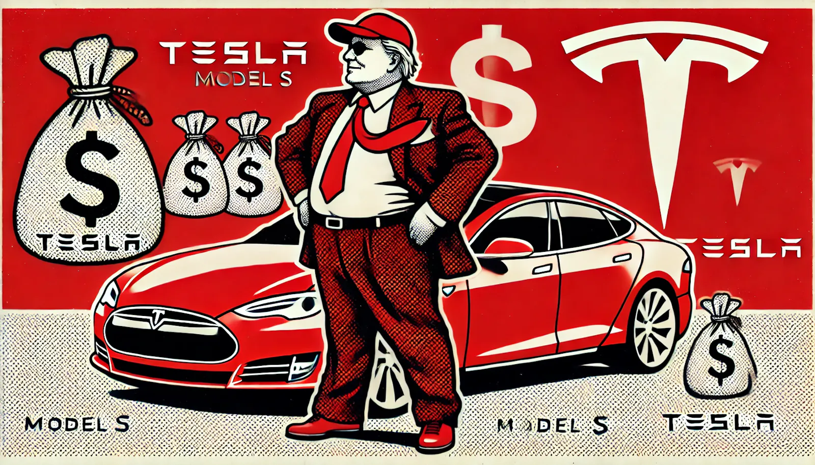 Vom Präsidenten zum Autoverkäufer - Der neue amerikanische Traum? / Bild: Mimikama, Dall-E