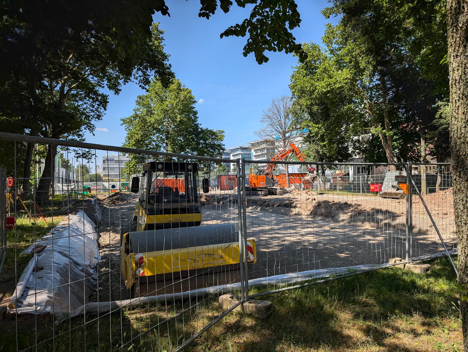 Zurzeit wird das Fundament für das neue Gebäude vorbereitet. Foto: Jürgen Brand