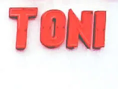 Schriftzug vom Kino TONI