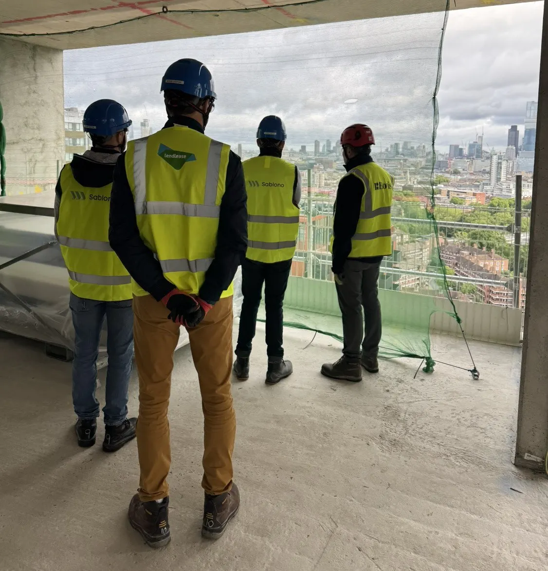 Was für ein Ausblick hoch über London