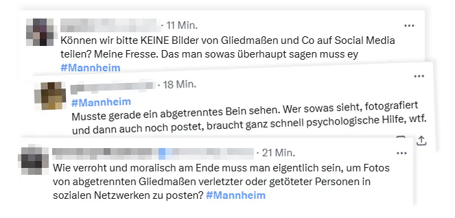 Screenshots von Beiträgen auf X