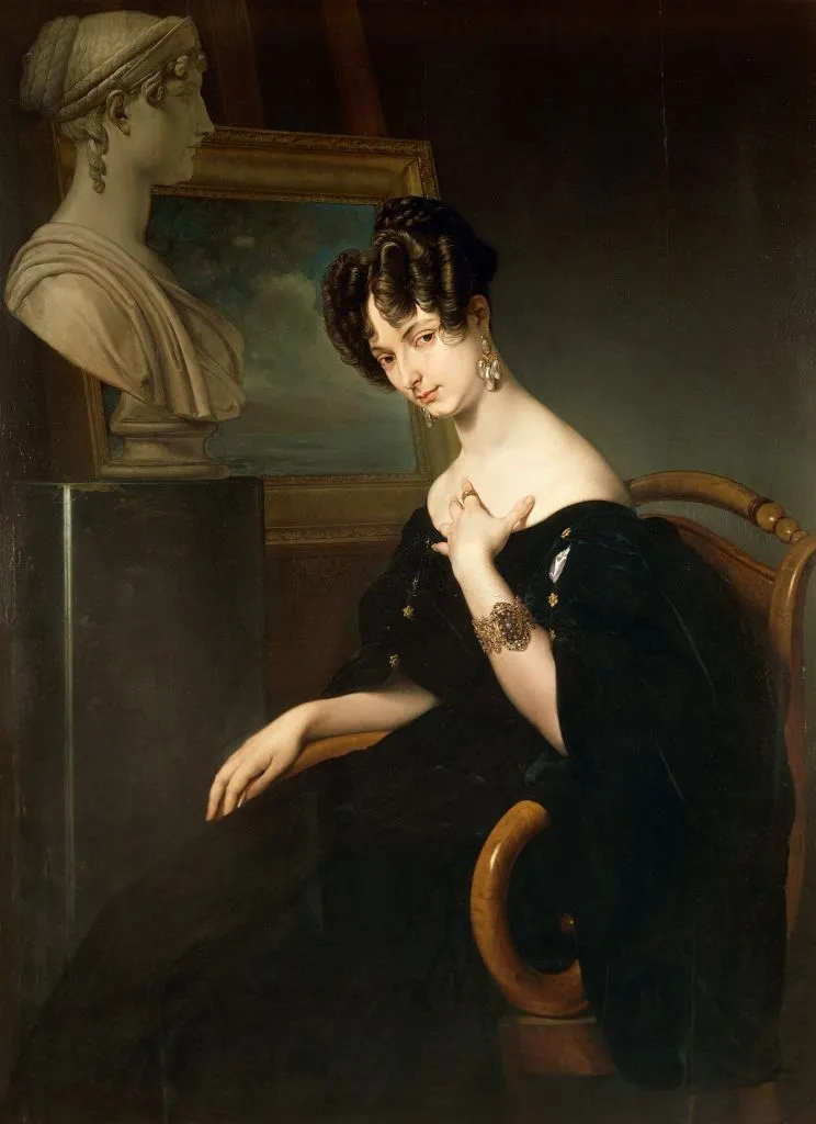 Cristina Trivulzio di Belgiojoso, 1832, gemalt von Francesco Hayez