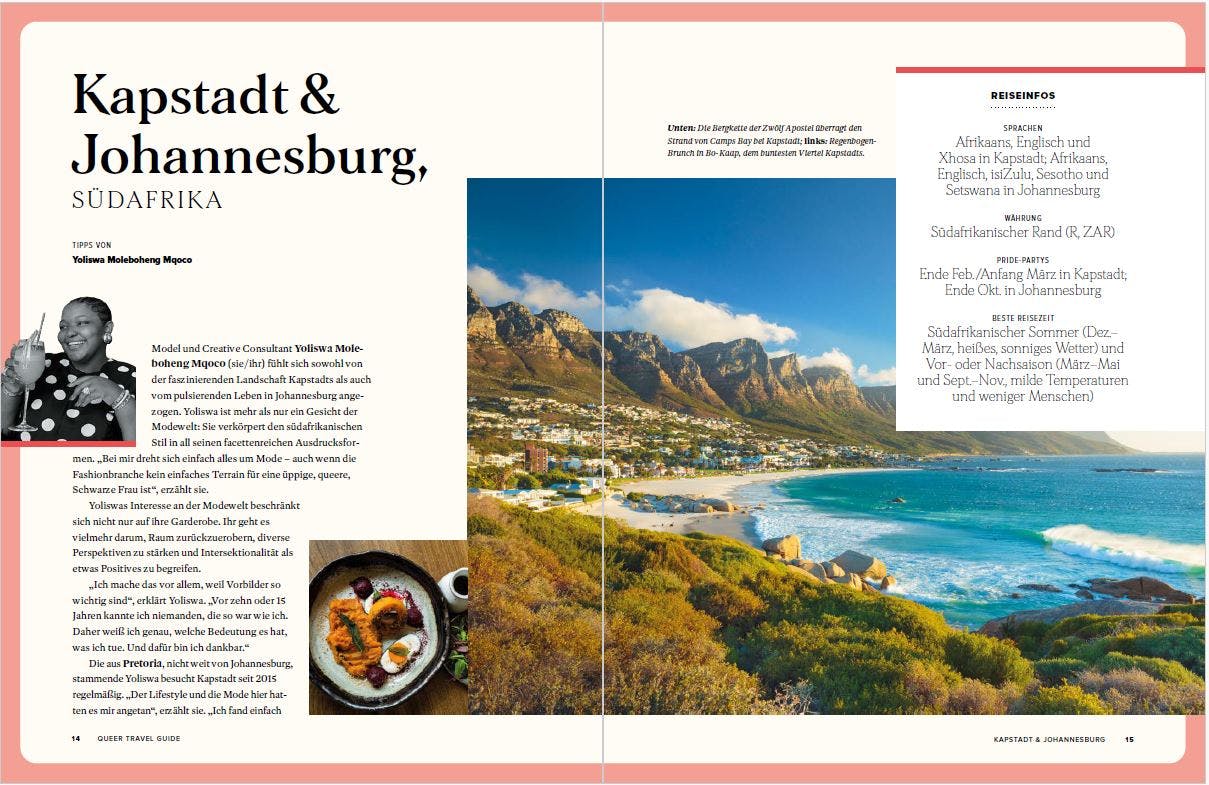 Kapstadt und Johannesburg im Lonely Planet Queer Travel Guide