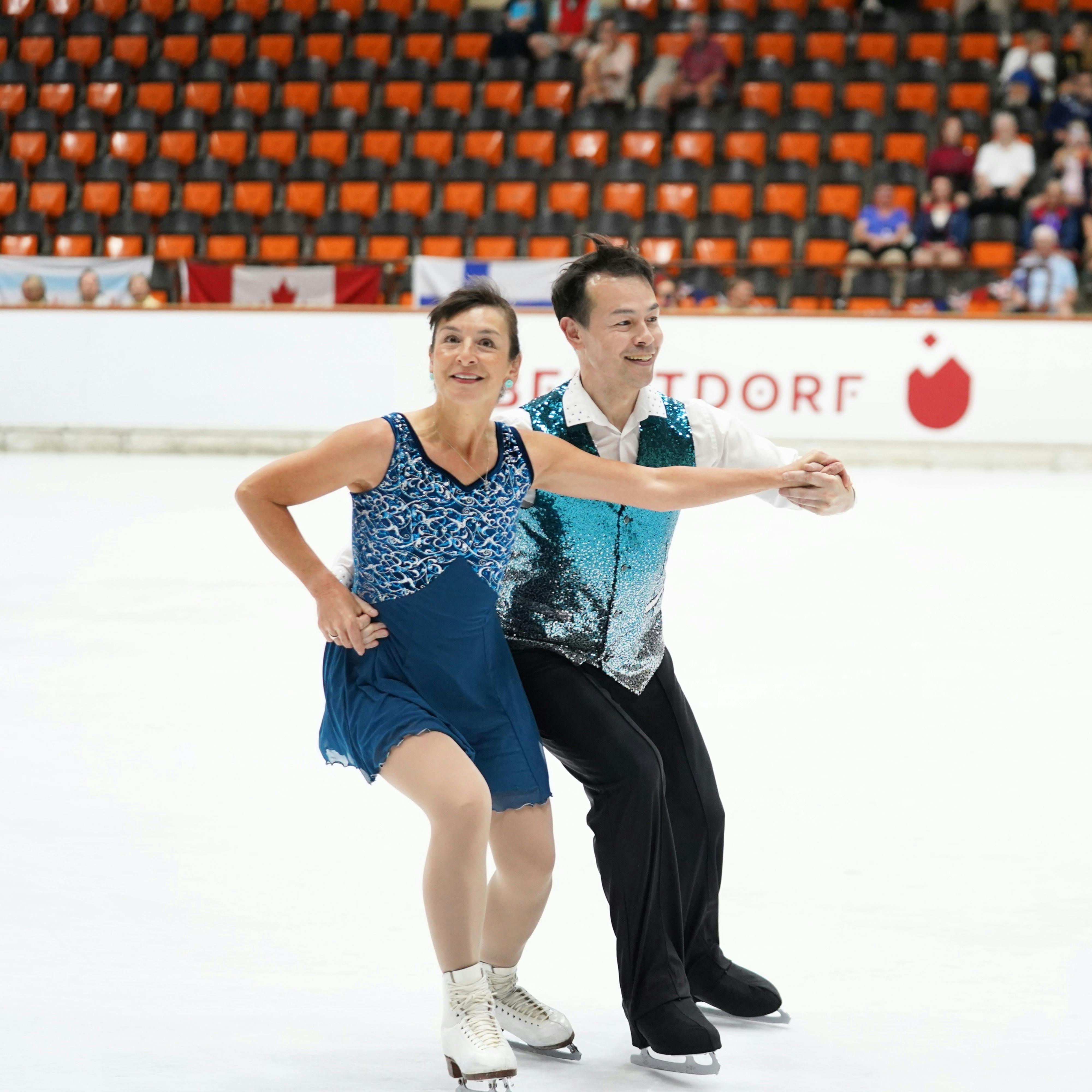 Eistanzpaar Lewis/Yip beim ISU Adult
