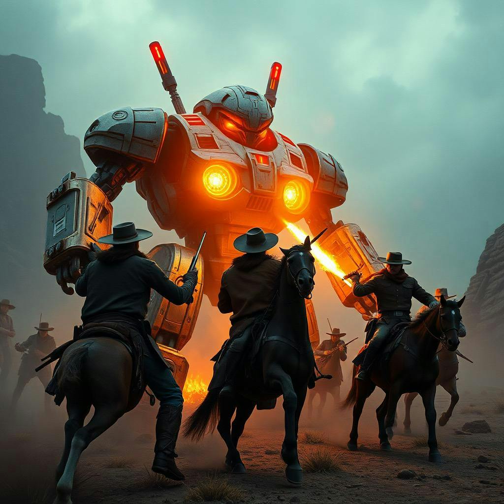 Cowboys 🤠 gegen KI 🤖