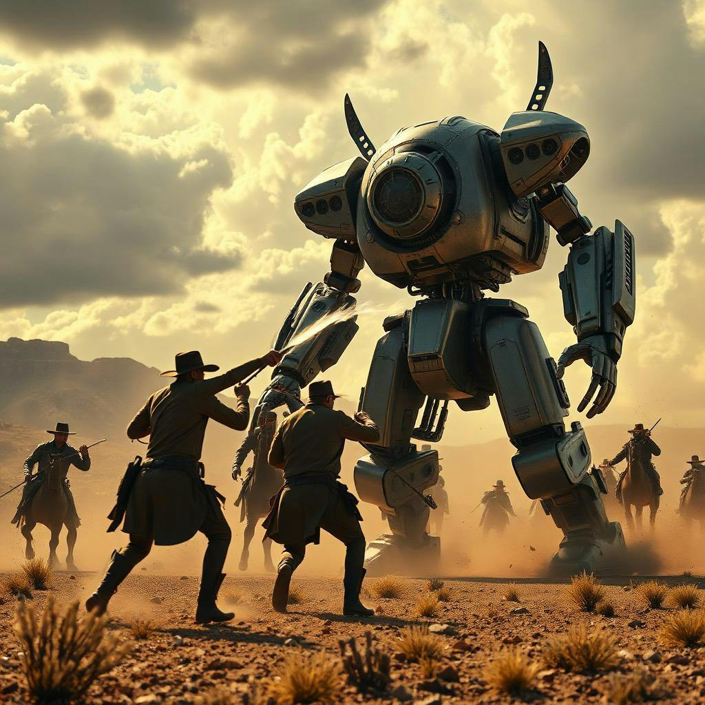 Cowboys 🤠 gegen KI 🤖