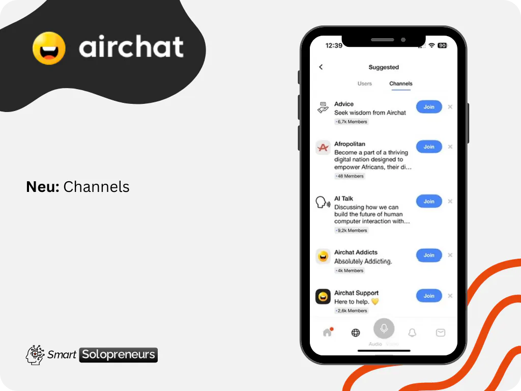 AirChat Channels