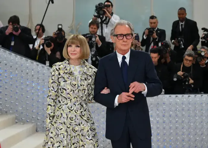 Anna Wintour and Bill Nighy at the MetGala