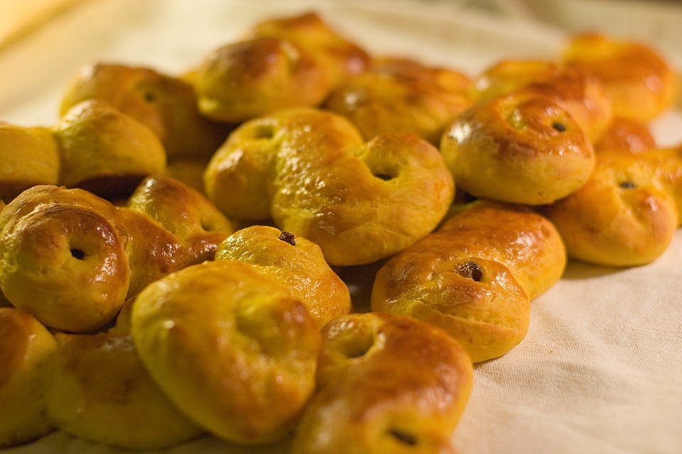 Schwedische Lussekatter. Foto: Muse-O