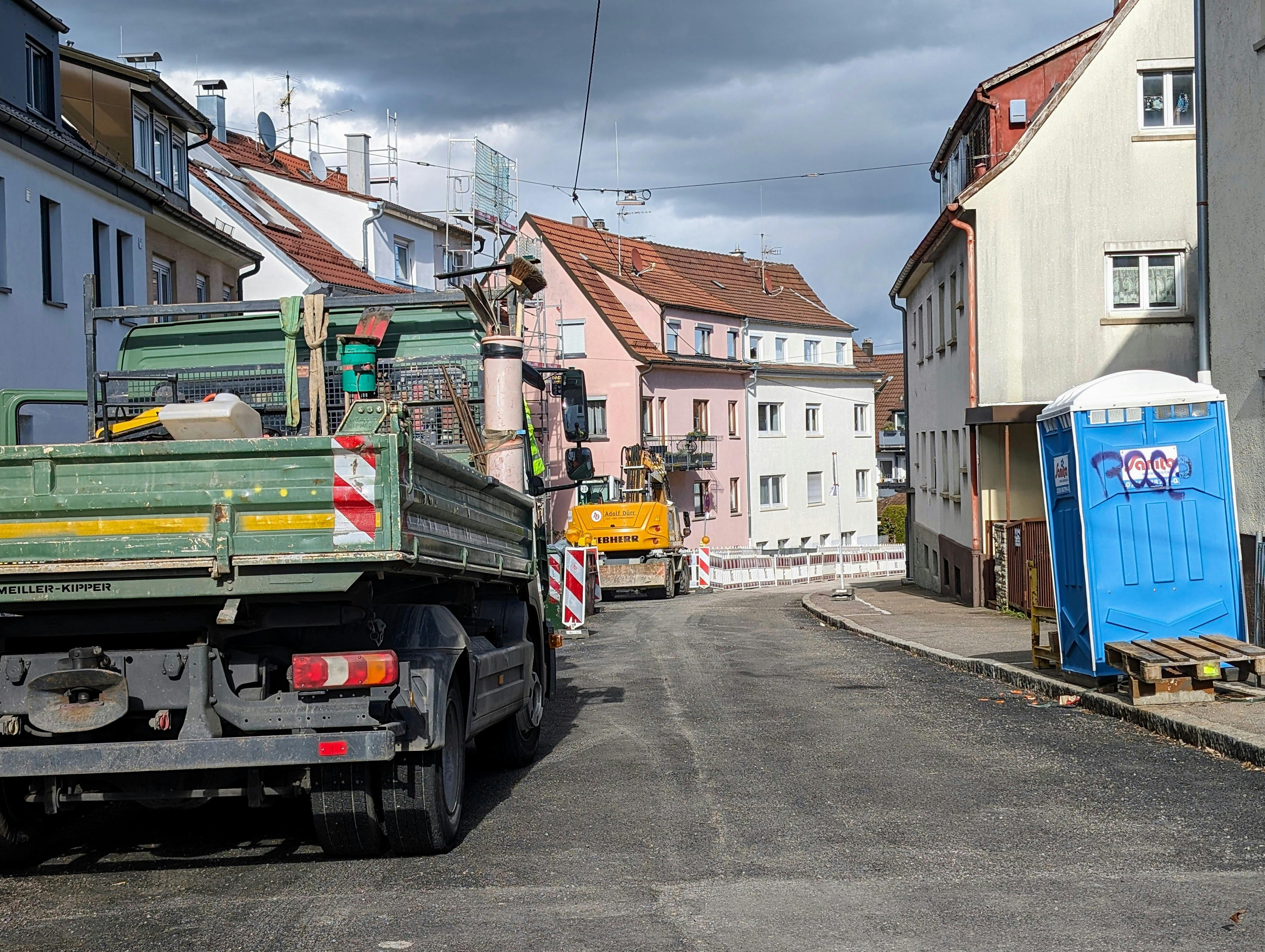 Die Berglenstraße in Gaisburg. Foto: Jürgen Brand