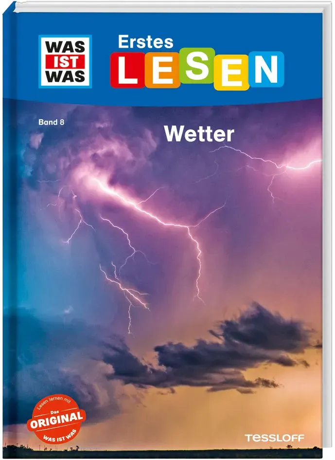 Cover von "Was ist was - Erstes Lesen: Wetter" aus dem Tessloff Verlag.