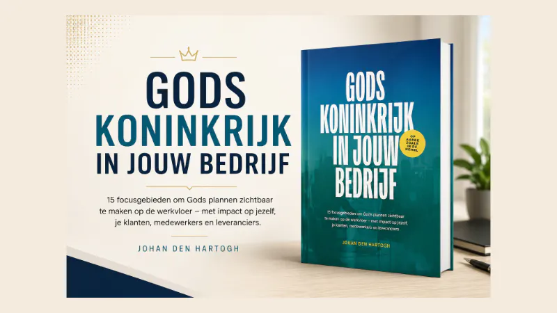 Banner boek Gods Koninkrijk in jouw bedrijf