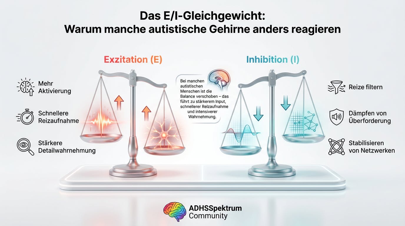 Exzitation und Inhibition bei Autismus