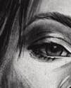 Ausschnitt aus der Illustration "Sophia": Auge