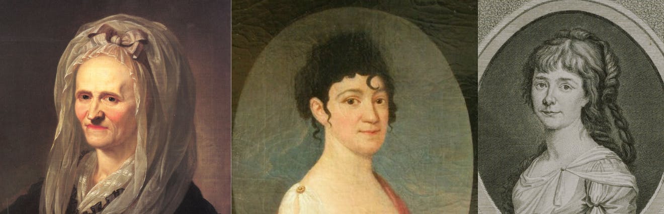 Collage aus Bildern von Anna Louisa Karsch, Artner Teréz und Sophie Albrecht