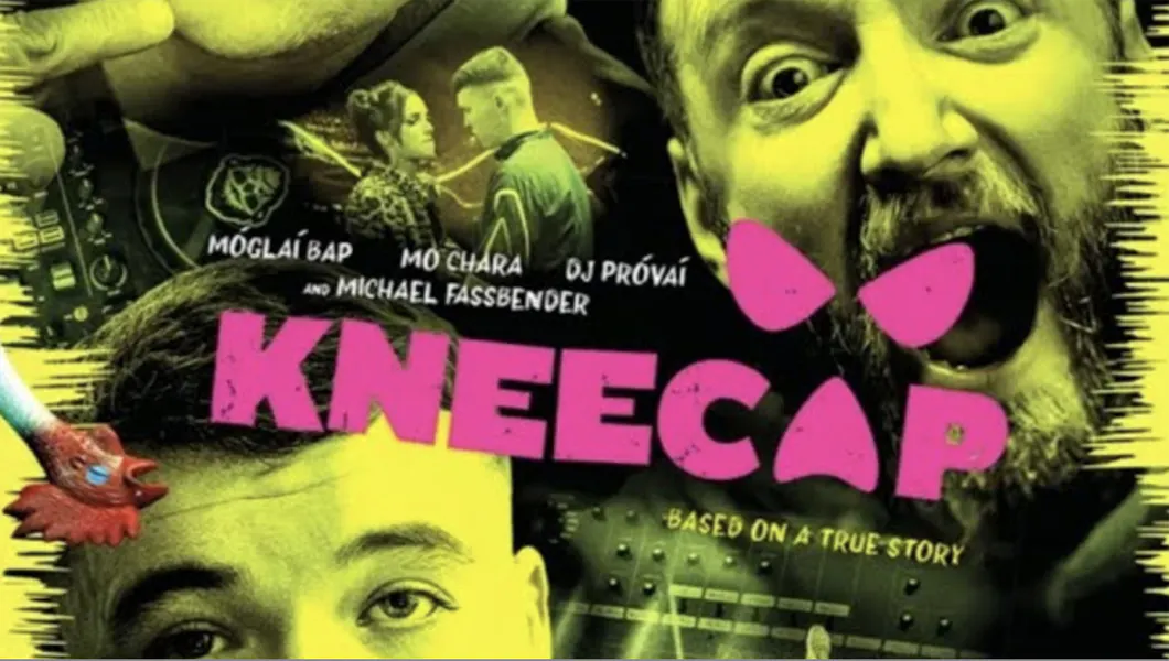 Image shows a film poster of Kneecap film