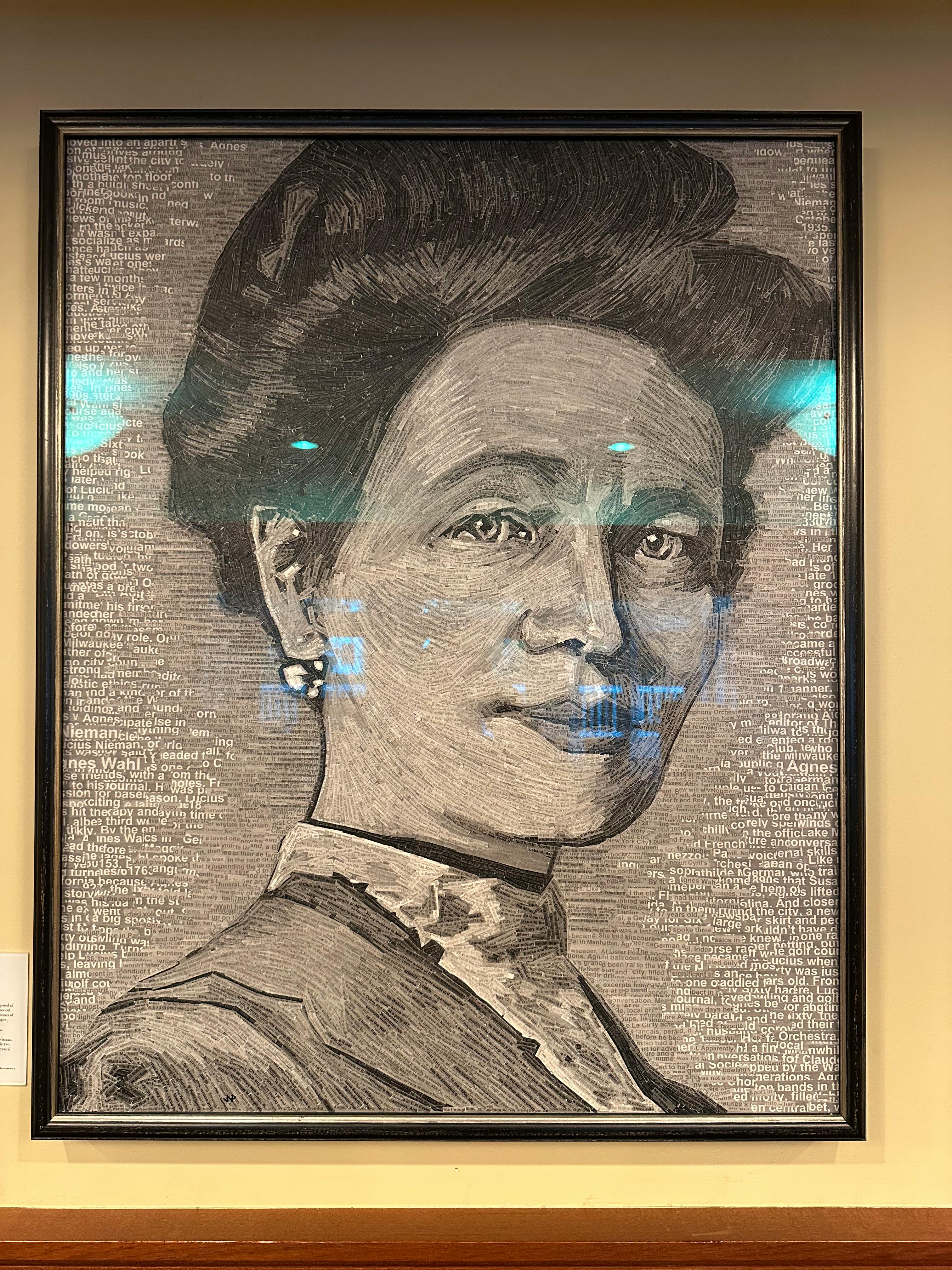 Agnes Wahl Nieman, die Stifterin der Nieman Foundation, vor bald 100 Jahren.
