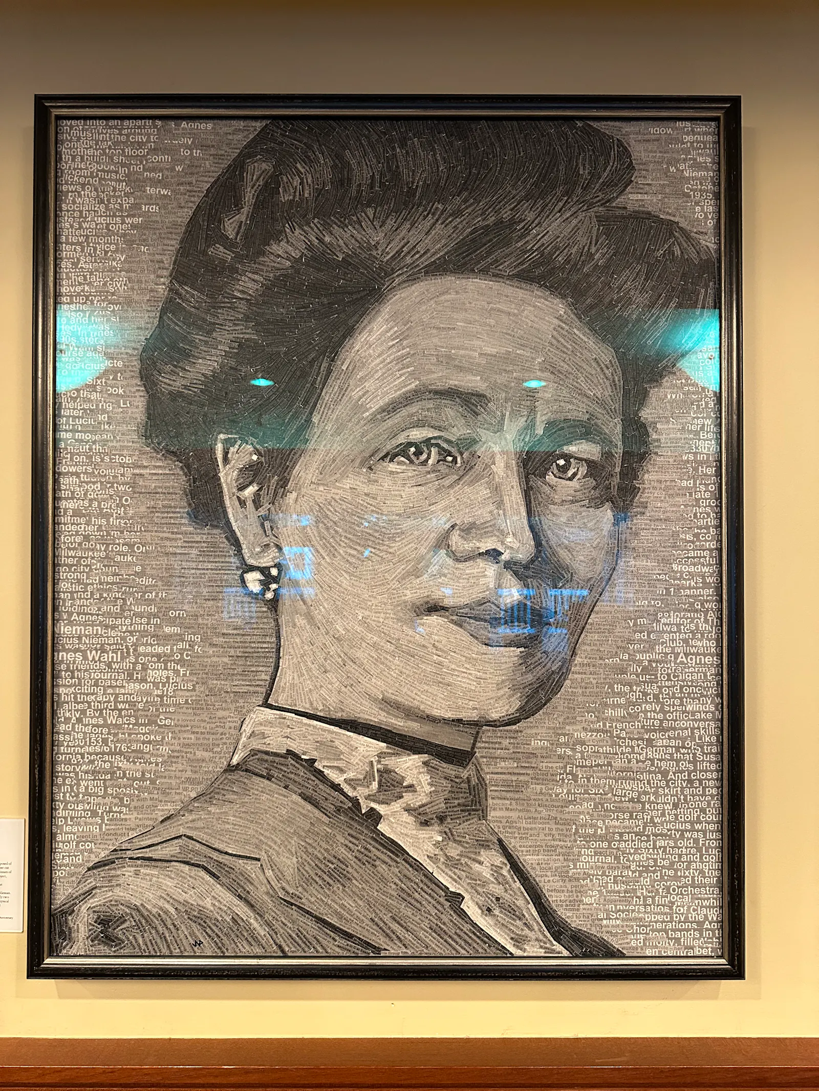 Agnes Wahl Nieman, die Stifterin der Nieman Foundation, vor bald 100 Jahren.