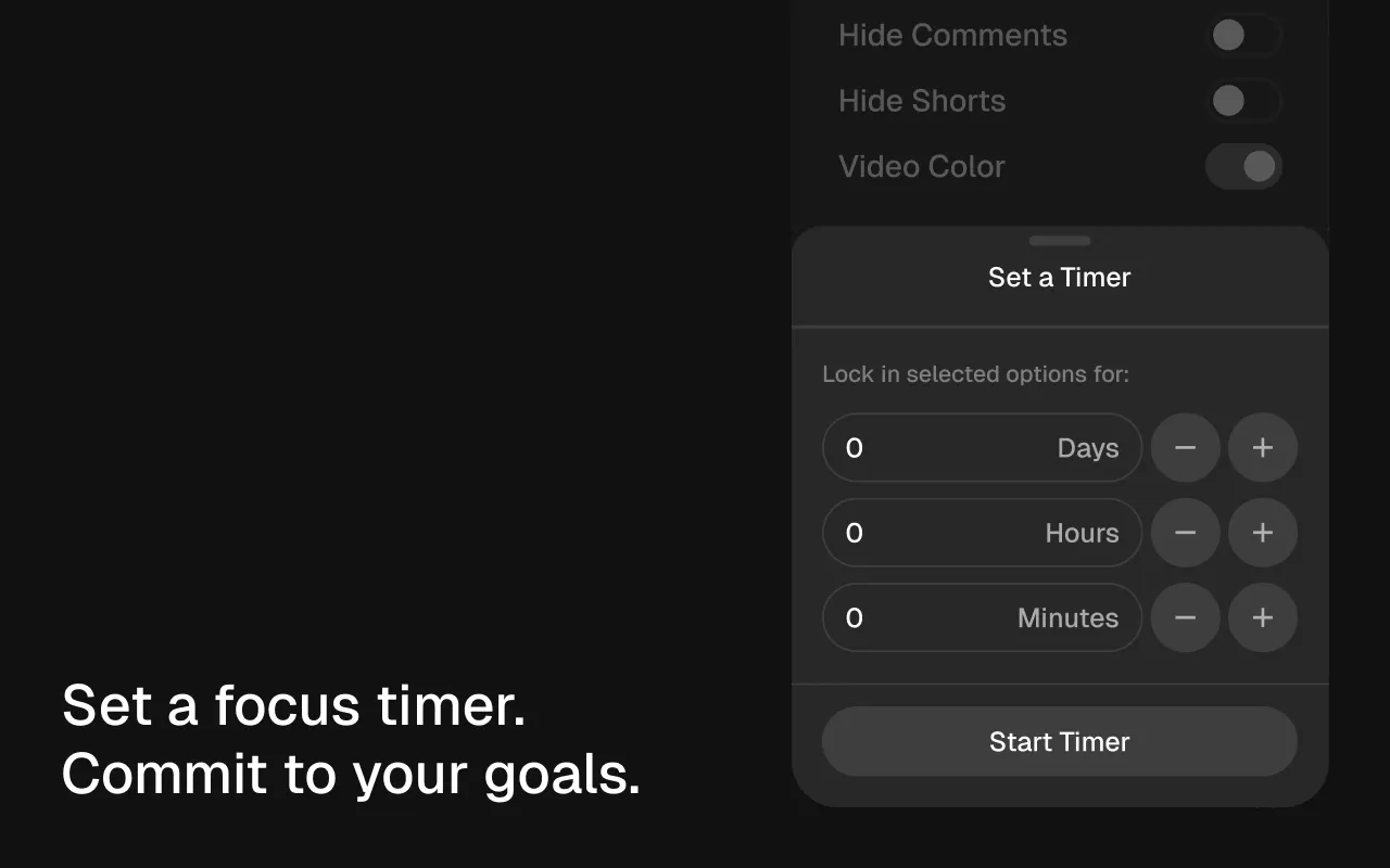 Prod Focus Timer