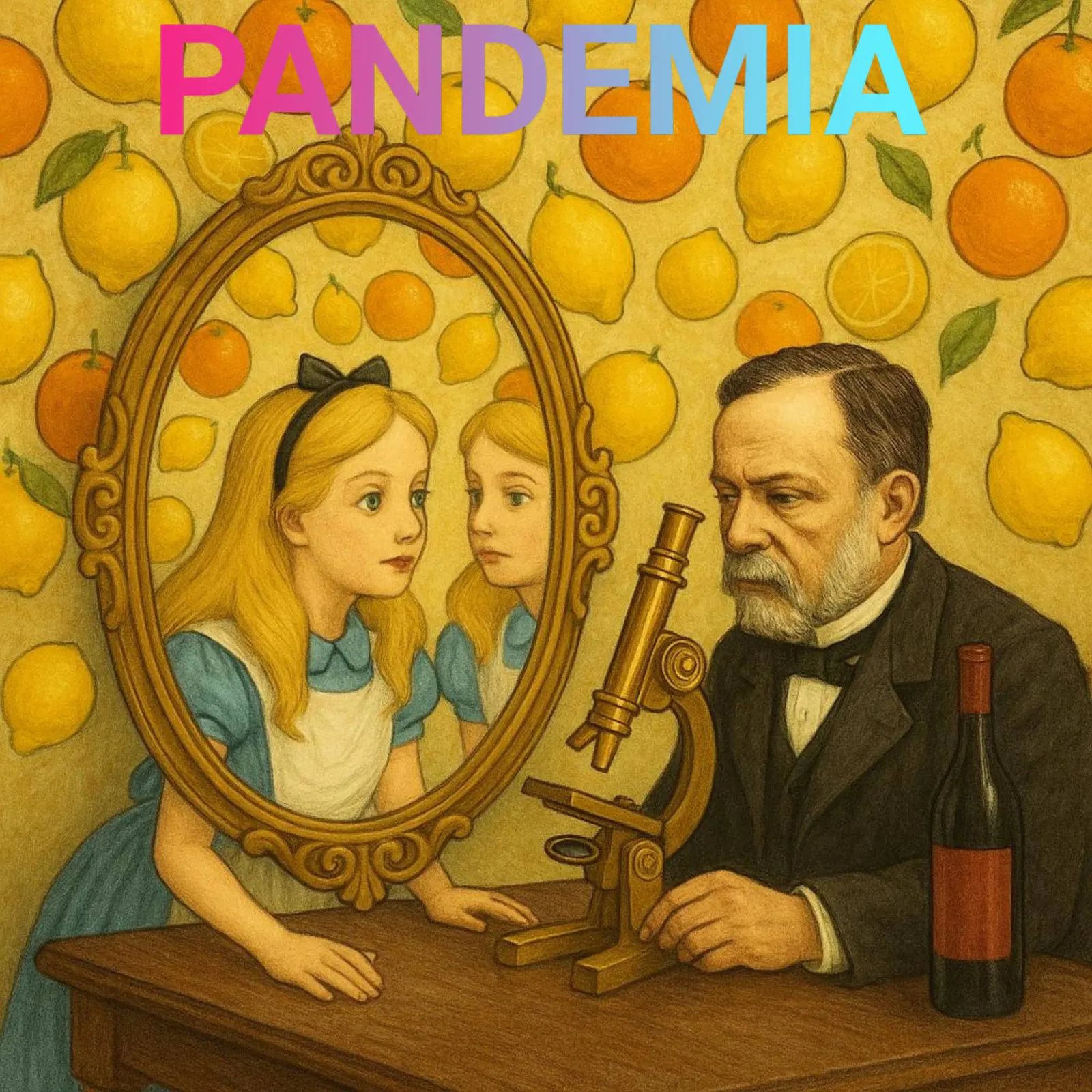Spiegelwelten: Alice im Wunderland und Louis Pasteur