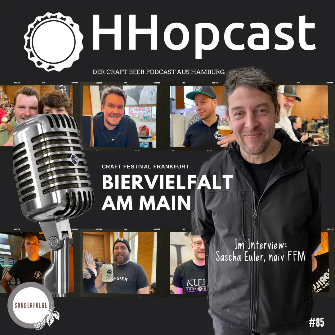 Podcastcover HHopcast mit Sascha Euler vom naiv Frankfurt