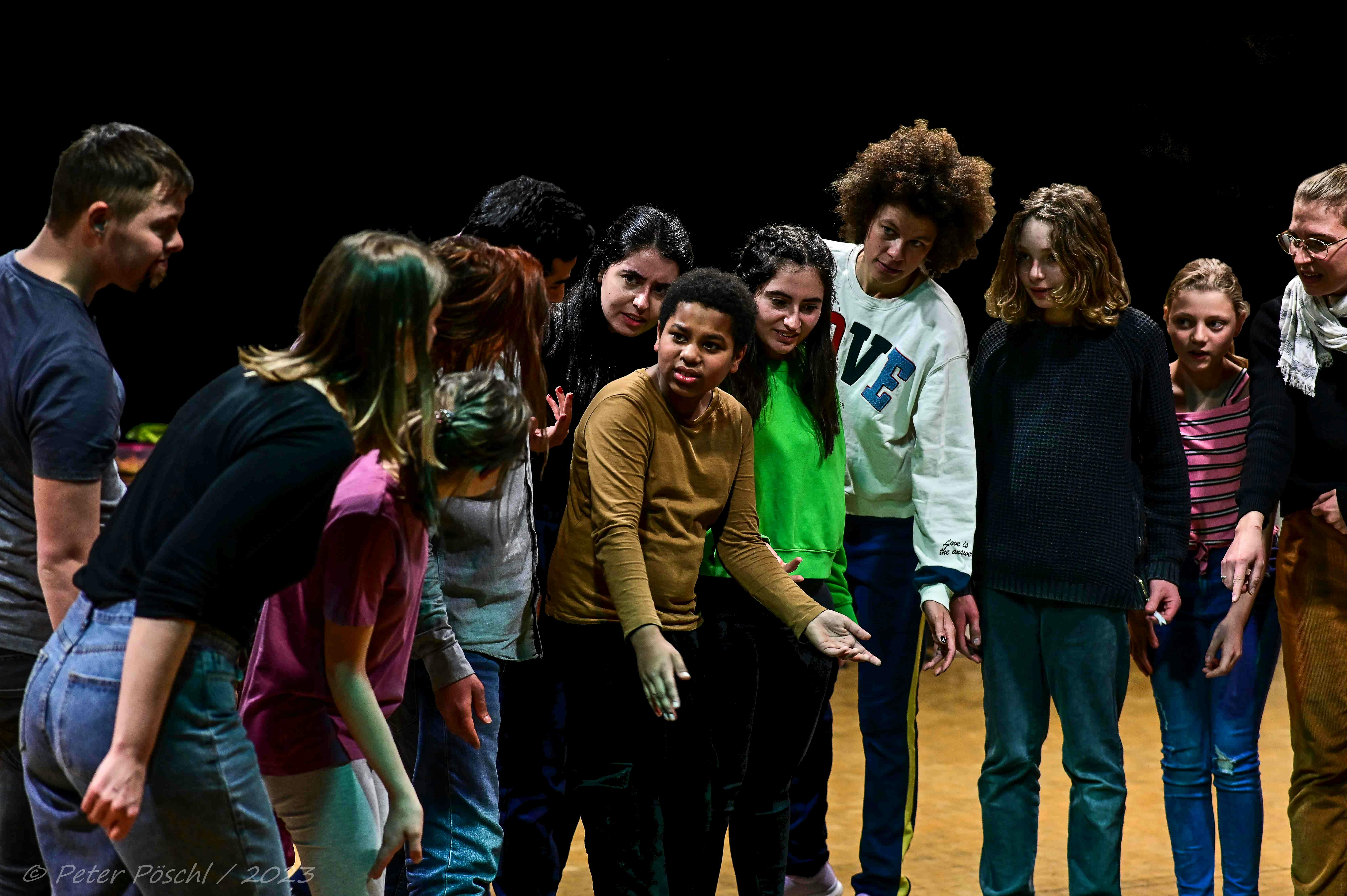AM●BAM●BI - Das mixedability ensemble der freien bühne stuttgart spielt sich durchs Leben. In Kooperation mit dem Schauspiel Stuttgart. Foto: Peter Poeschl/freie bühne