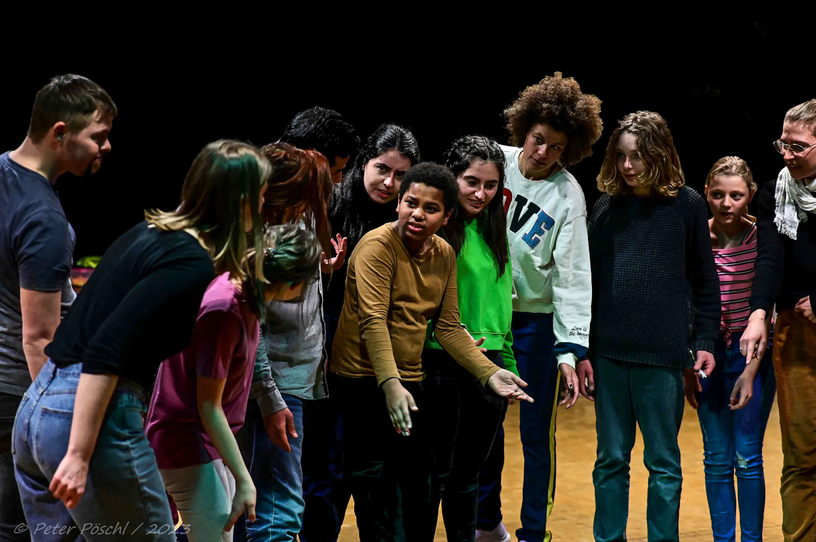 AM●BAM●BI - Das mixedability ensemble der freien bühne stuttgart spielt sich durchs Leben. In Kooperation mit dem Schauspiel Stuttgart. Foto: Peter Poeschl/freie bühne