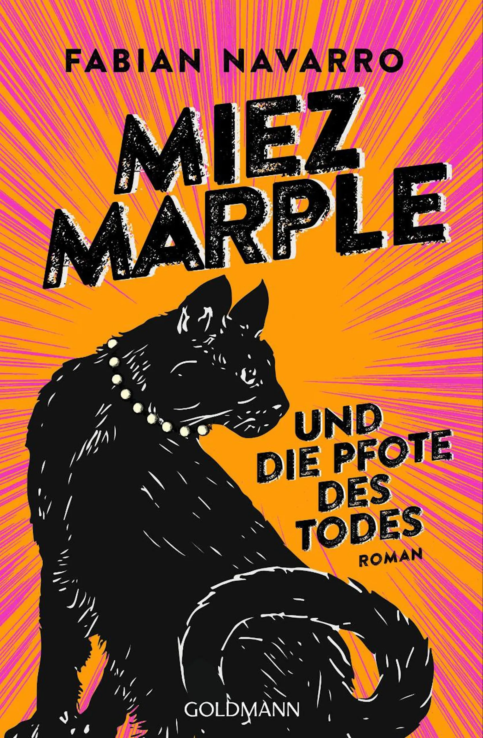 Cover Miez Marple und die Pfote des Todes 
Katze mit Perlenkette